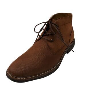 Kenneth Cole Men's Passage Cognac Chukka Boots Size 10.5.  B81